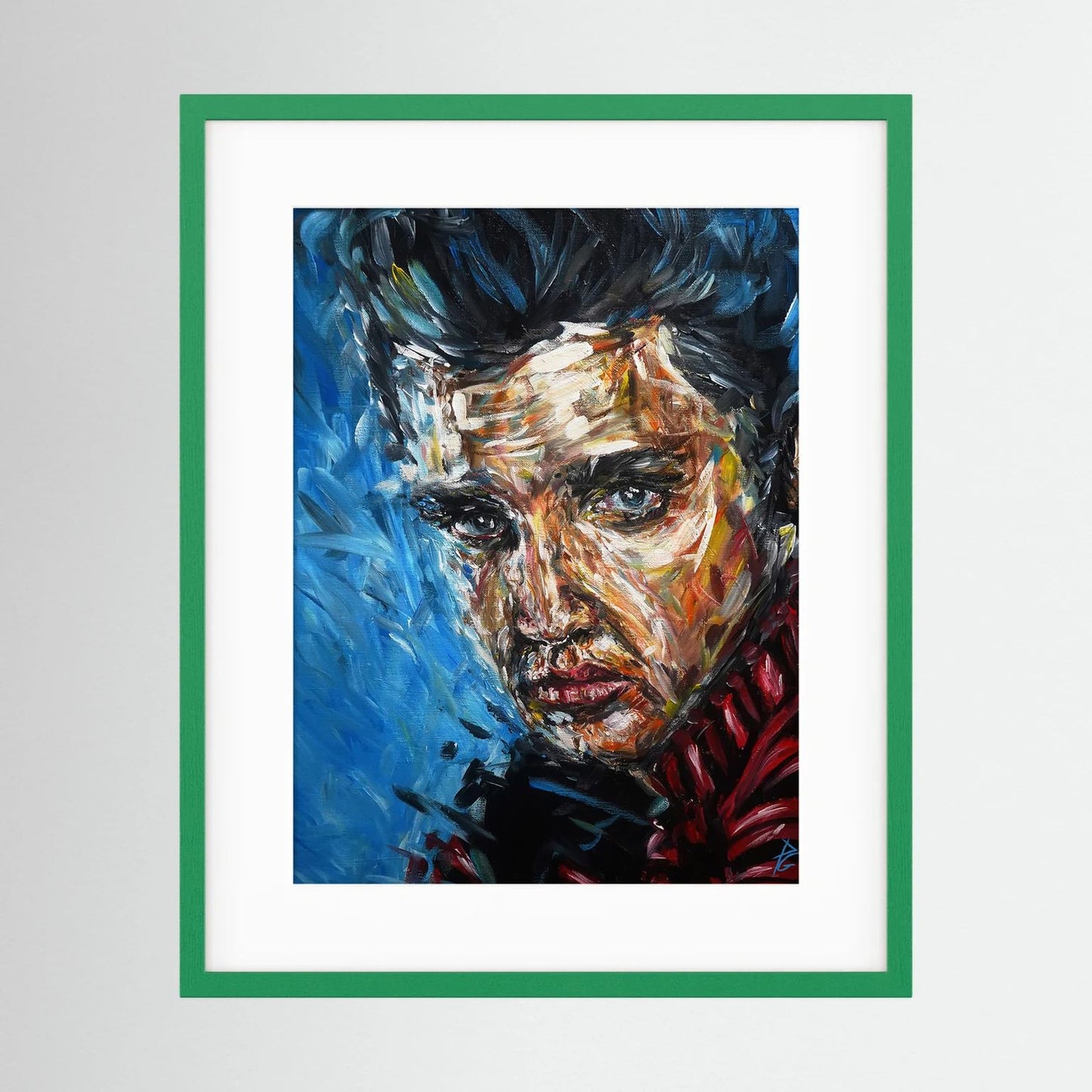 Paper Print: "Elvis Presley"