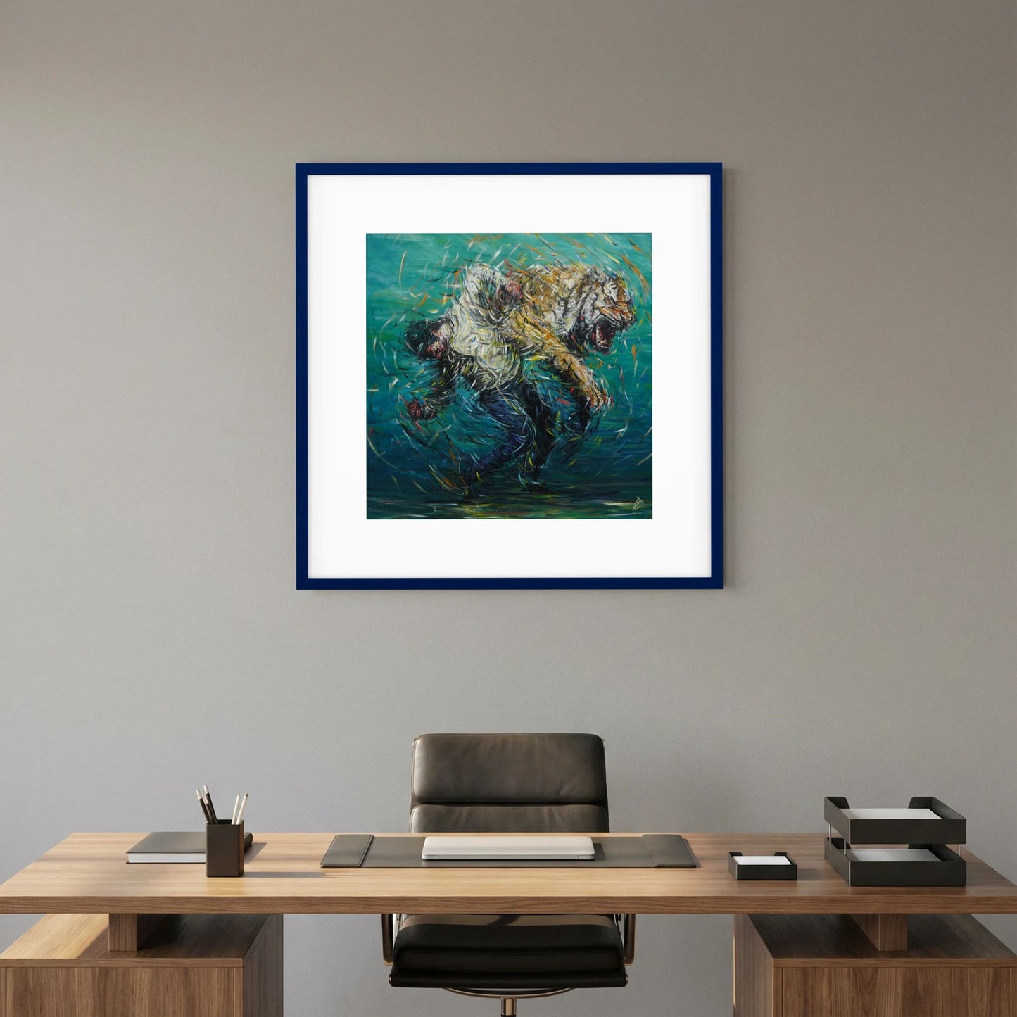 Paper Print: "The Weight of Silence"