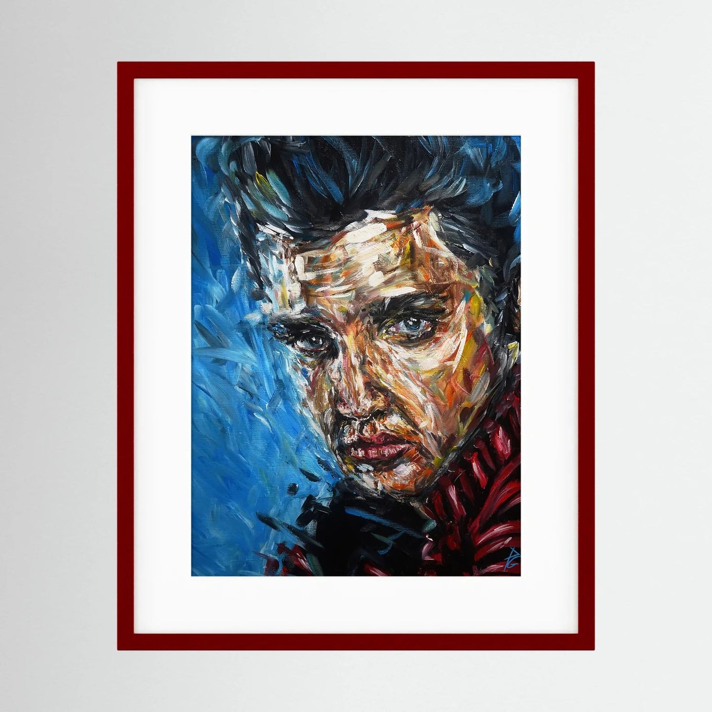 Paper Print: "Elvis Presley"