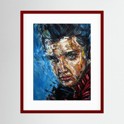 Paper Print: "Elvis Presley"