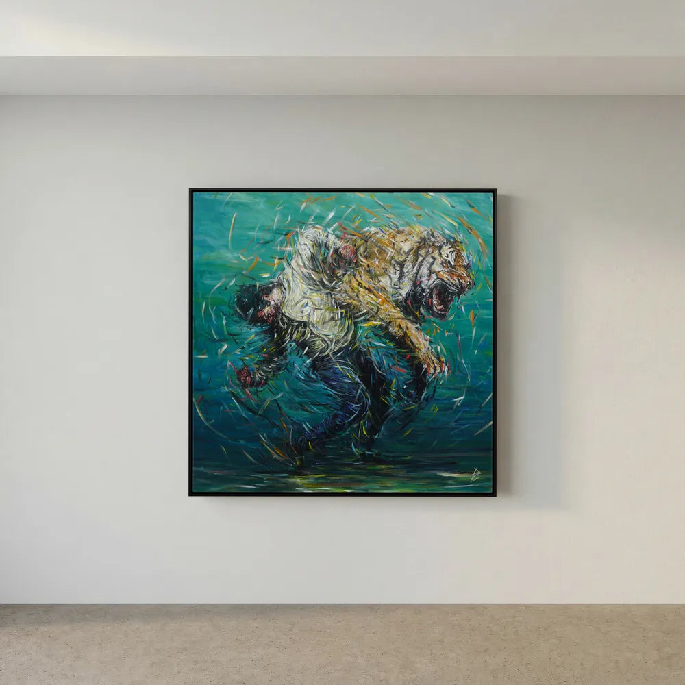 Canvas Print: "The Weight of Silence"