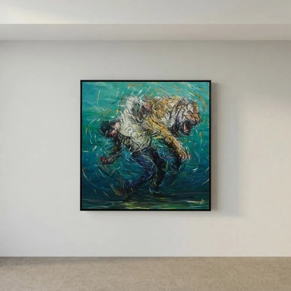 Canvas Print: "The Weight of Silence"