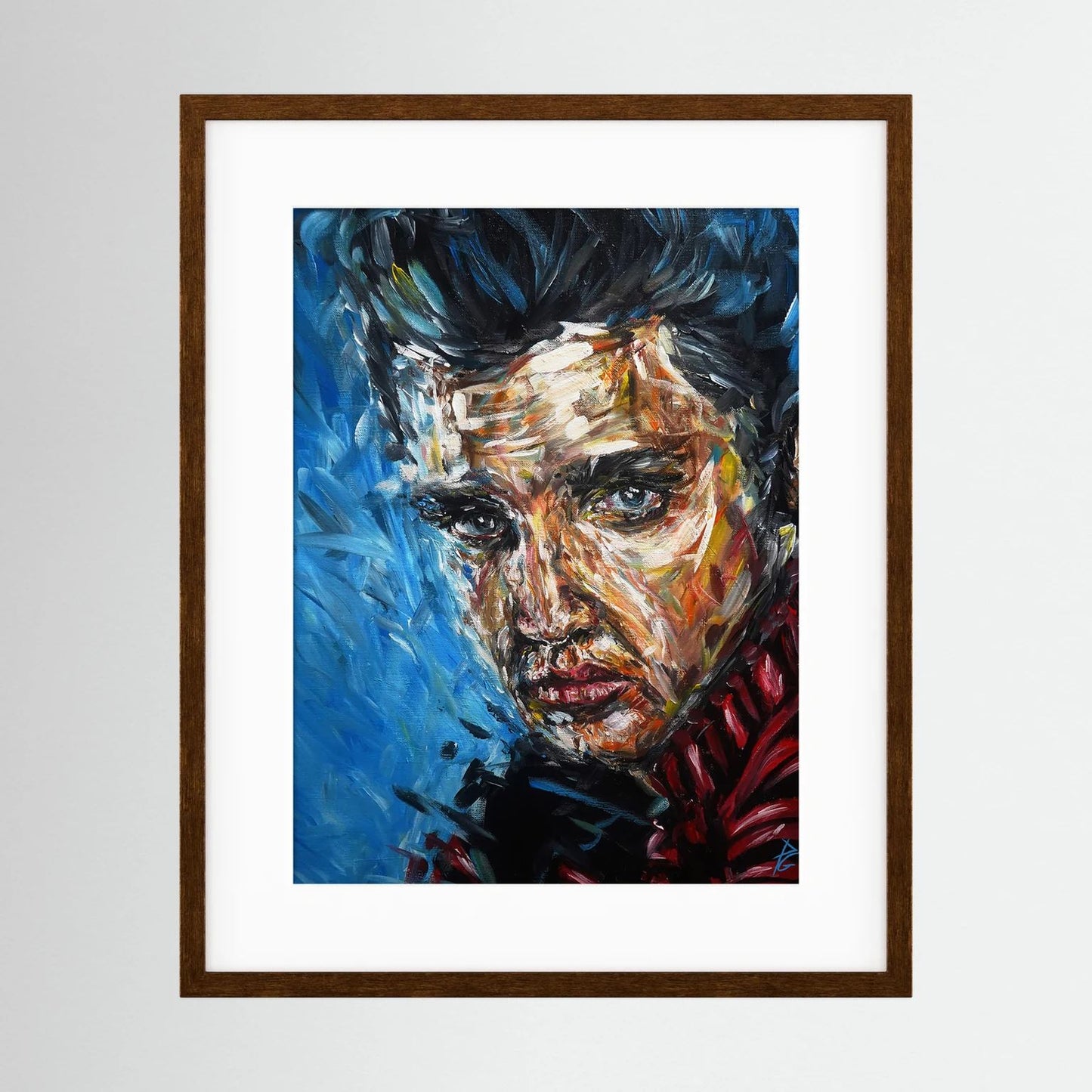 Paper Print: "Elvis Presley"