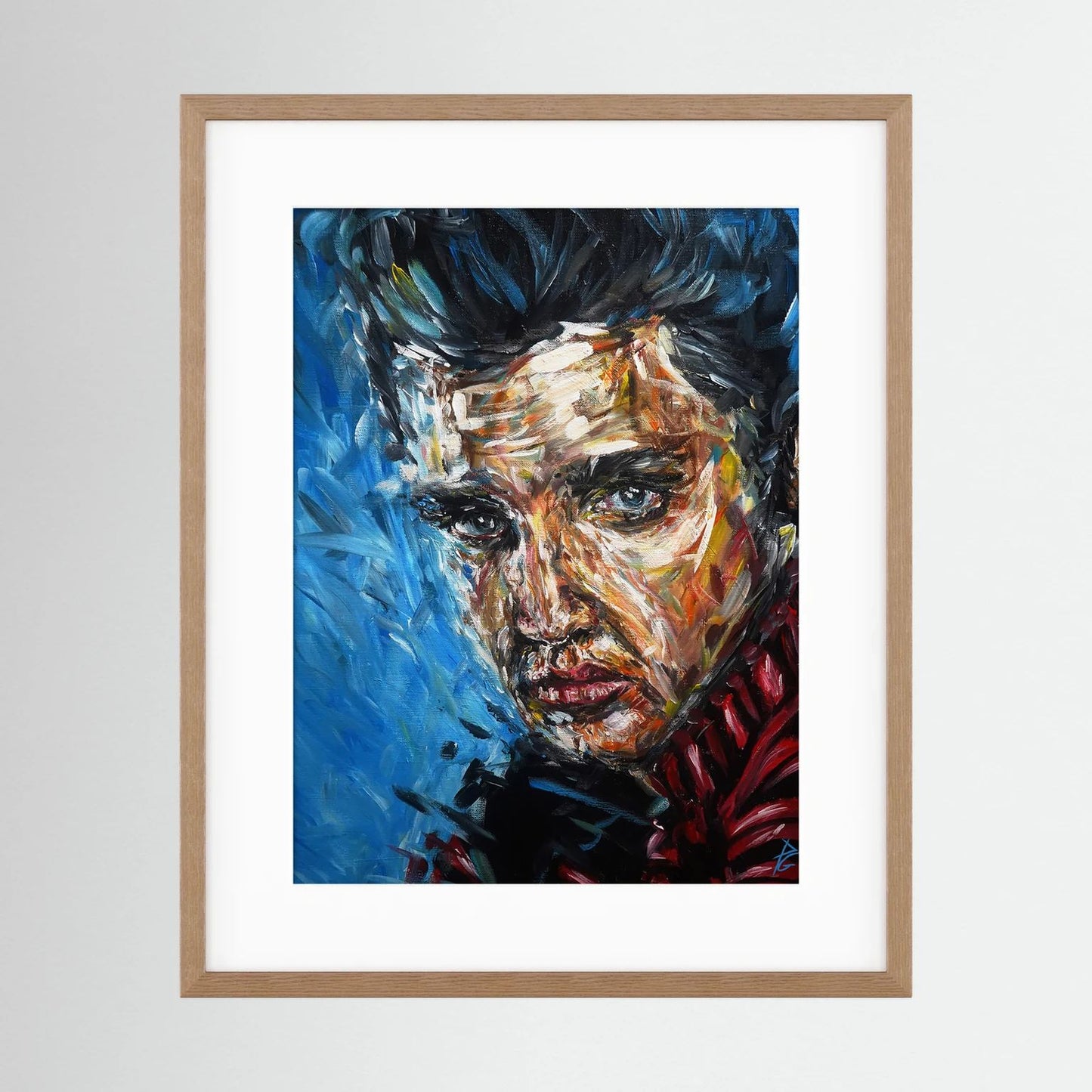 Paper Print: "Elvis Presley"