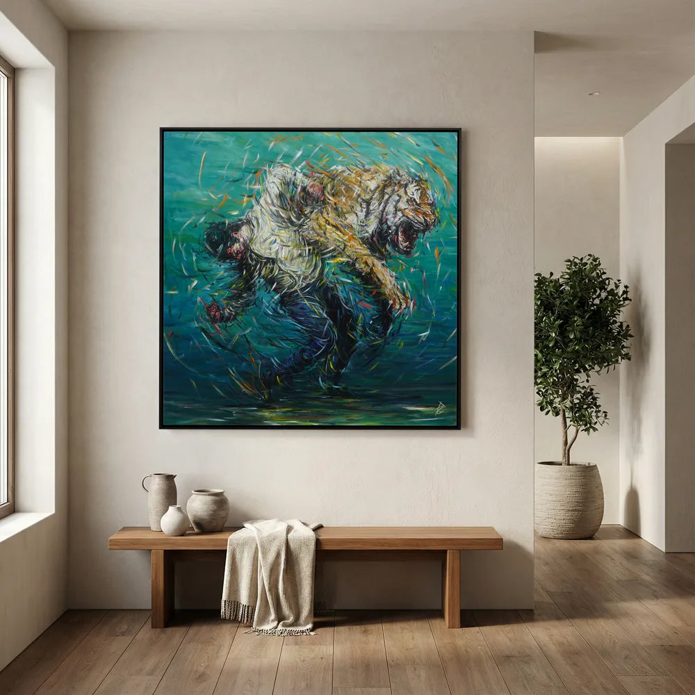 Canvas Print: "The Weight of Silence"