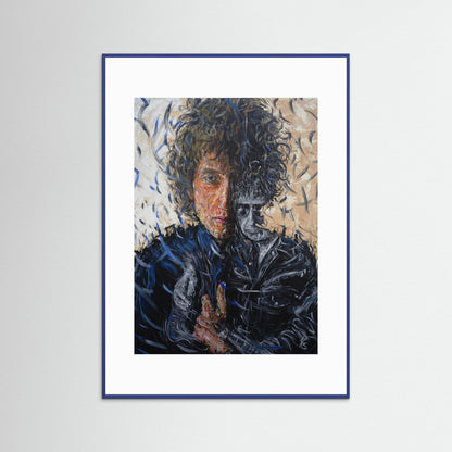 Paper Print: "Bob Dylan"