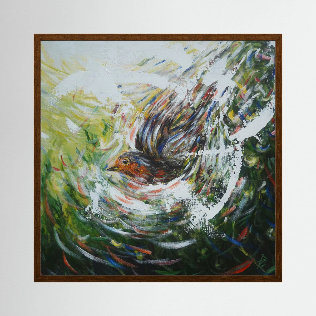 Paper Print: "Passing Through"