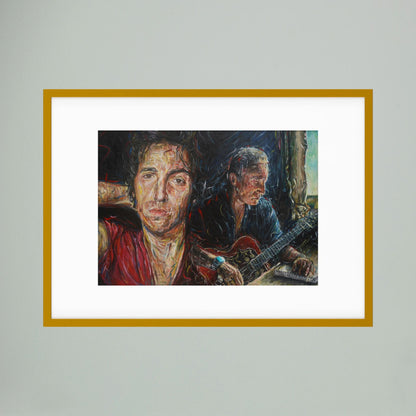 Paper Print: "Bruce Springsteen 
