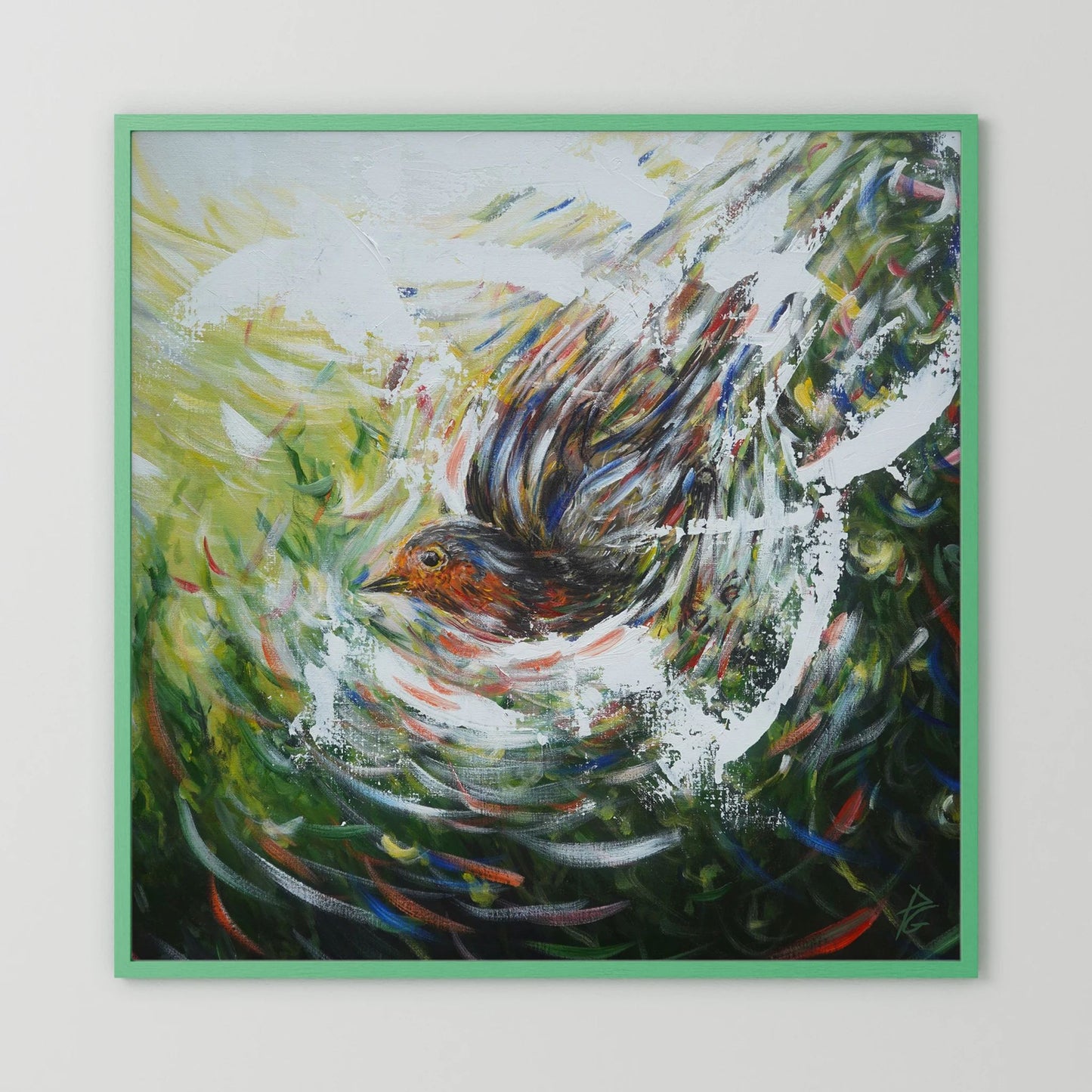 Paper Print: "Passing Through"