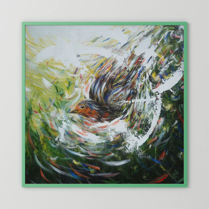 Paper Print: "Passing Through"