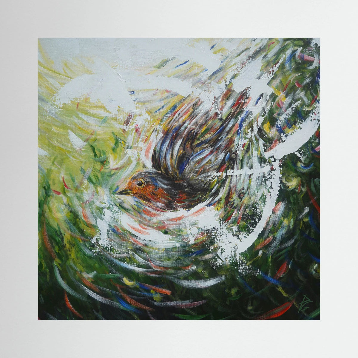 Paper Print: "Passing Through"