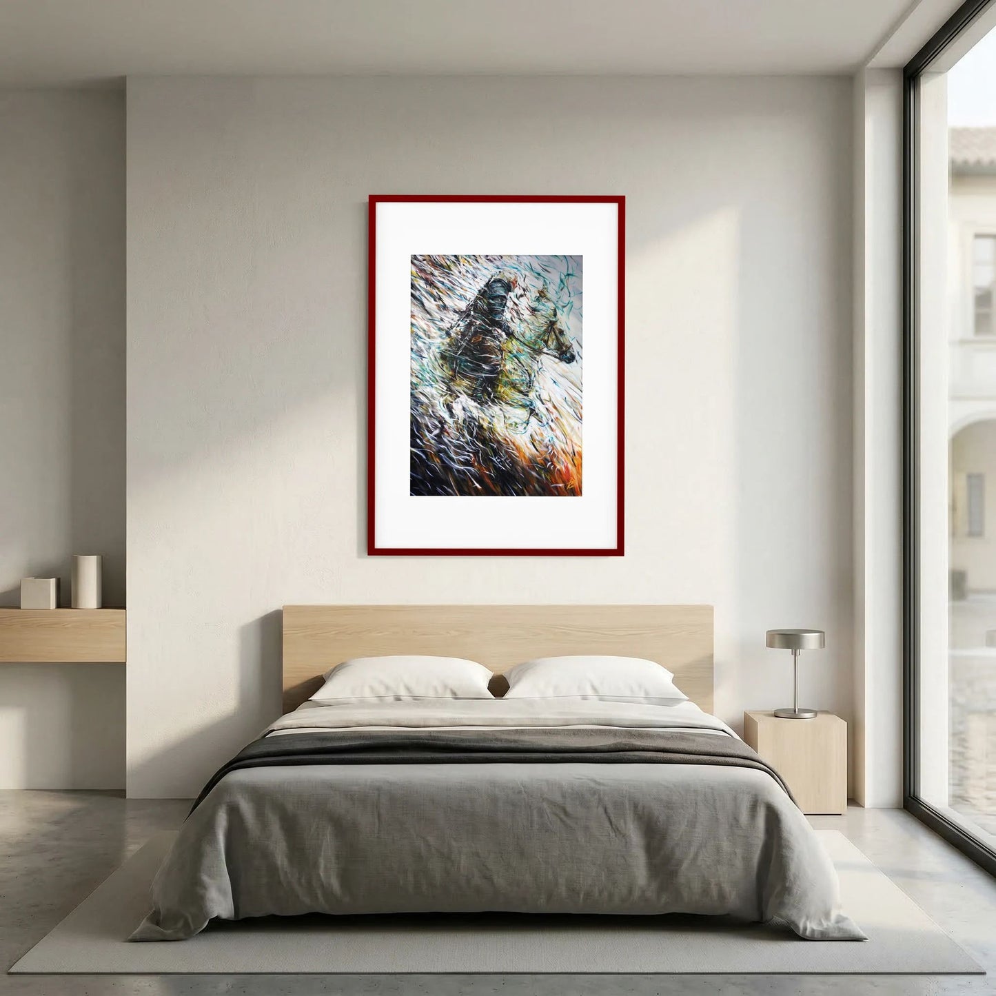 Paper Print: "Wolf & Swallow"