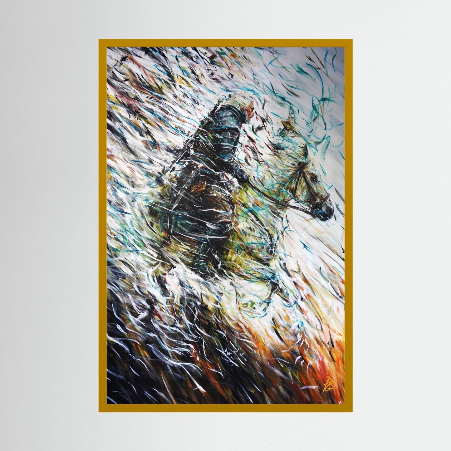 Paper Print: "Wolf & Swallow"