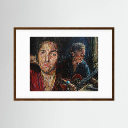 Paper Print: "Bruce Springsteen 