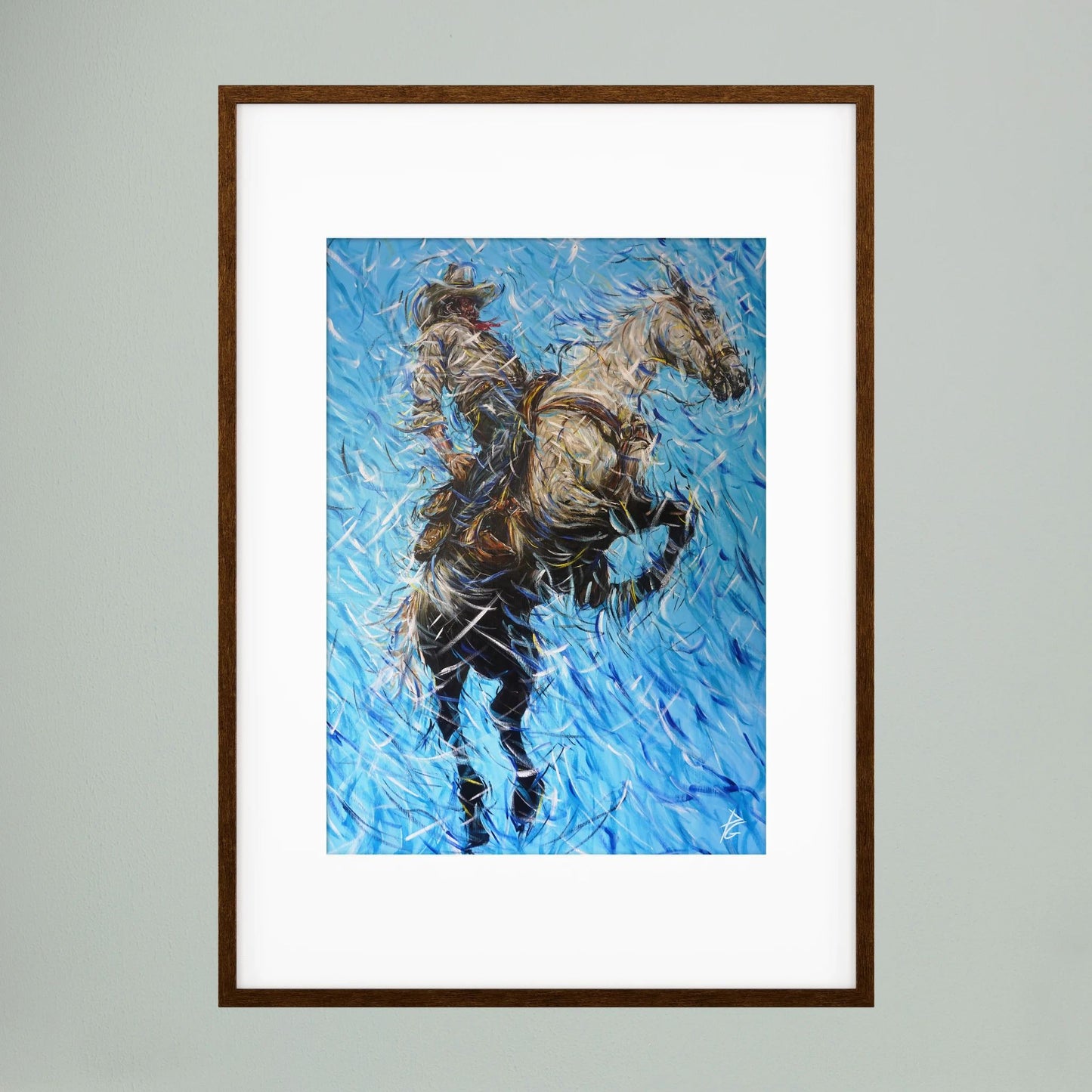 Paper Print: "Mountain Air"