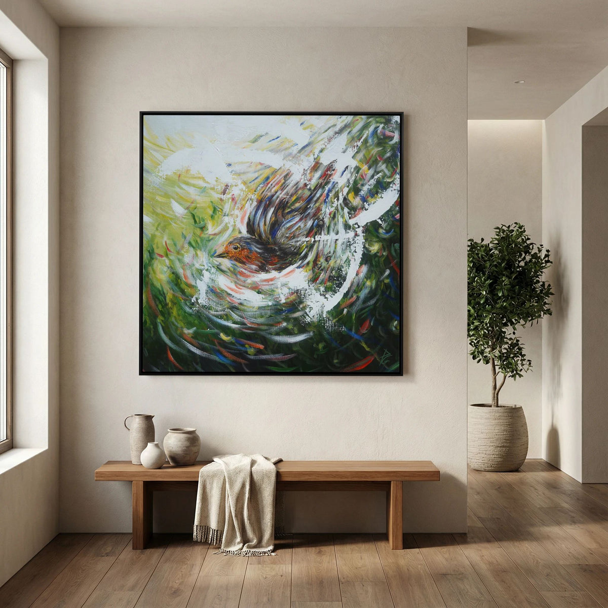 Canvas Print: "Passing Through"