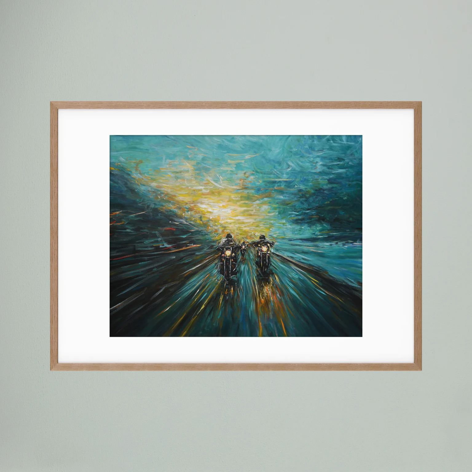 Paper Print: "The Road Home"