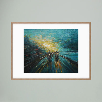 Paper Print: "The Road Home"