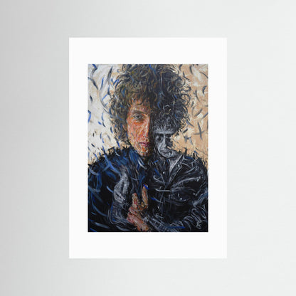 Paper Print: "Bob Dylan"