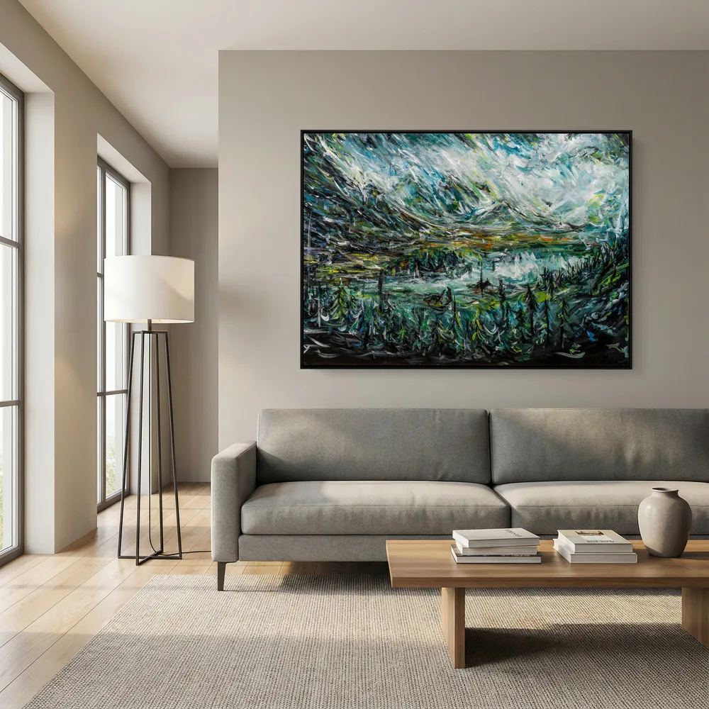 Vale in Shadow | Canvas Print