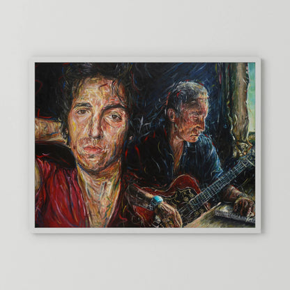 Paper Print: "Bruce Springsteen 
