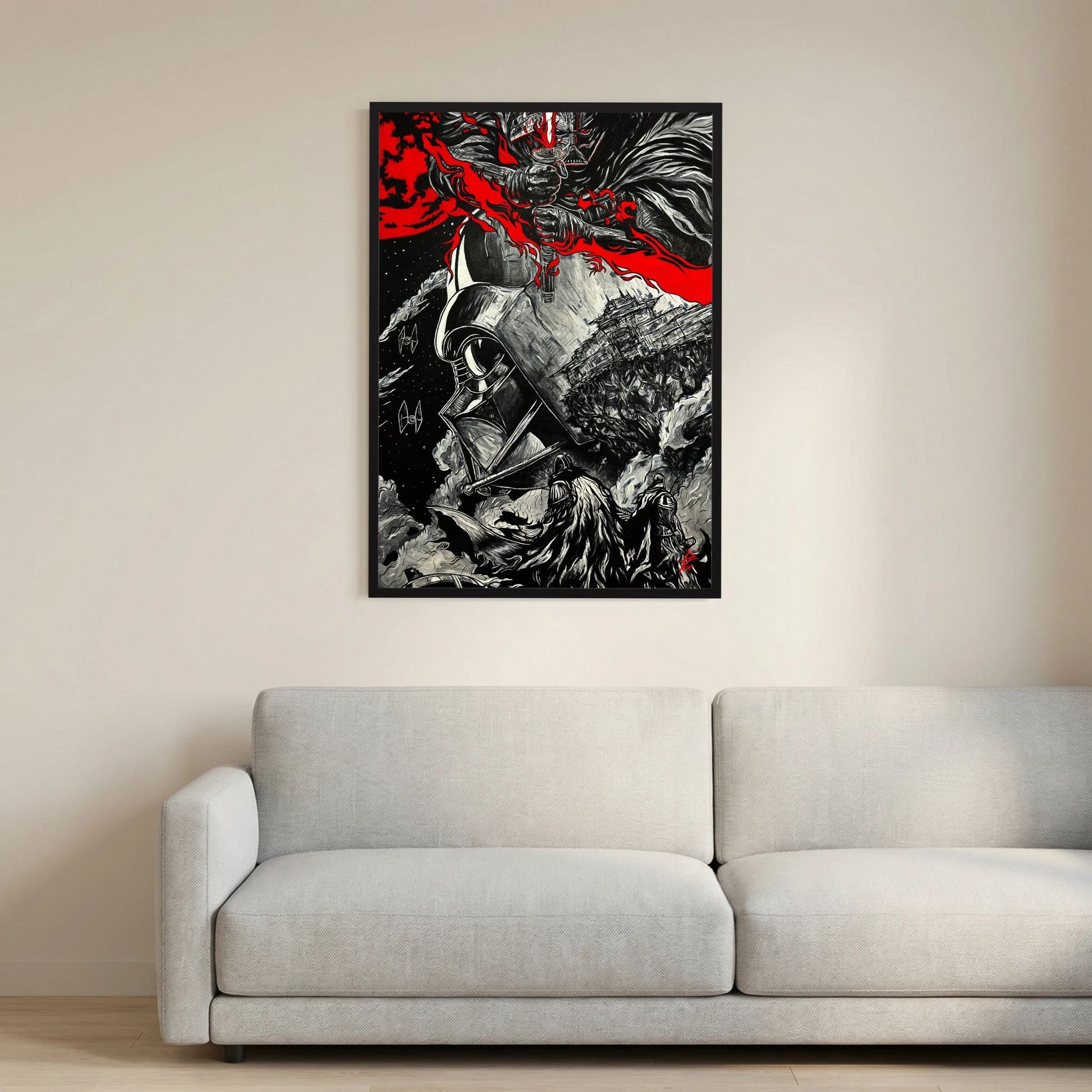 Paper Print: "Star Wars Darth Vader"