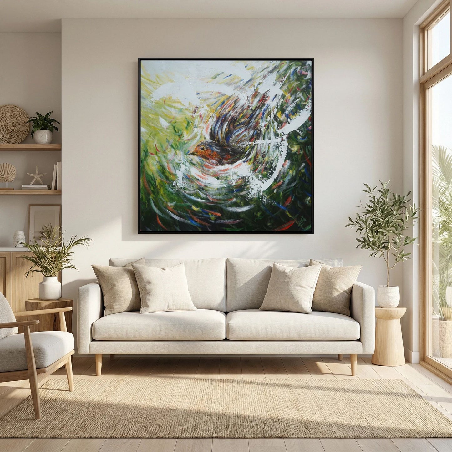 Canvas Print: "Passing Through"