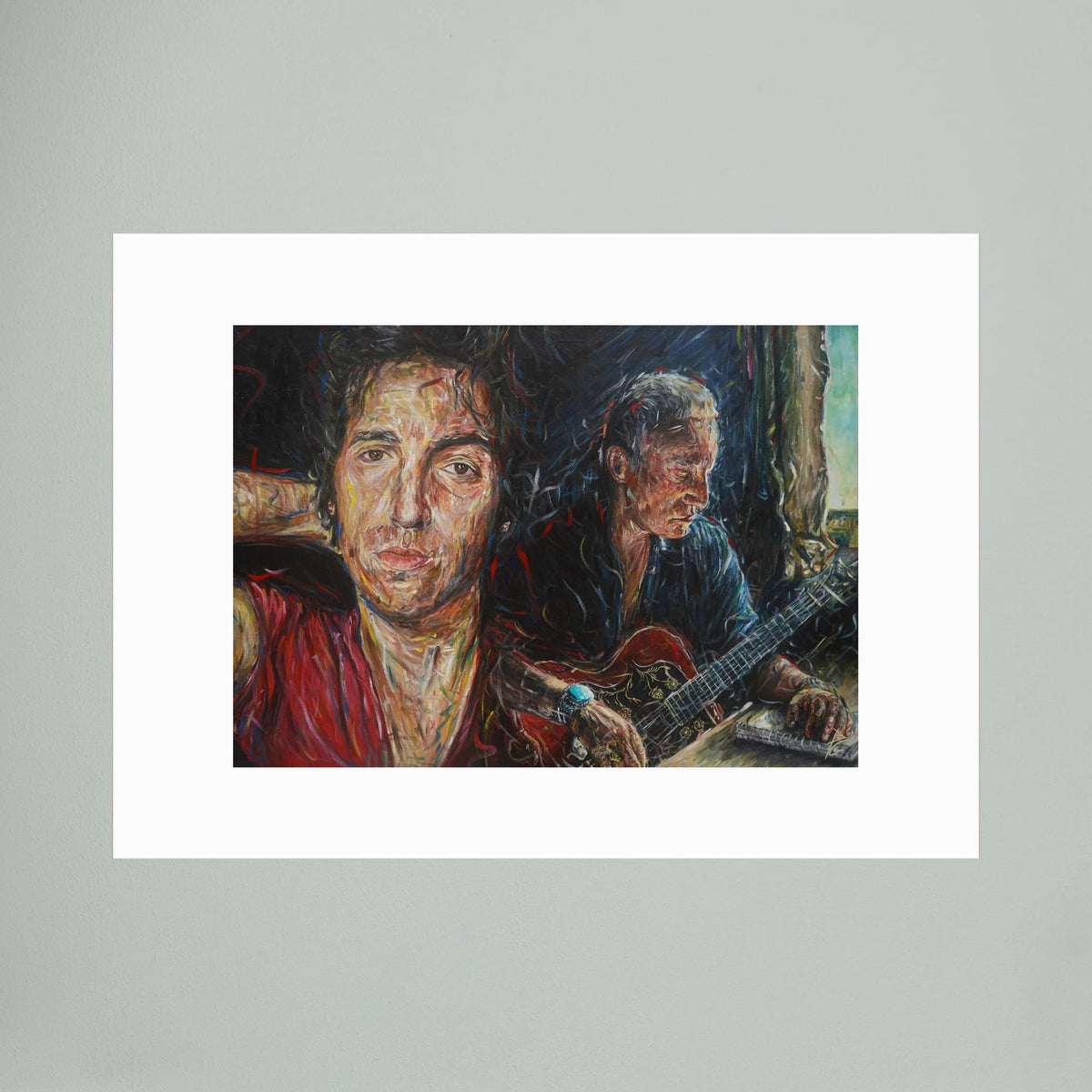 Paper Print: "Bruce Springsteen 