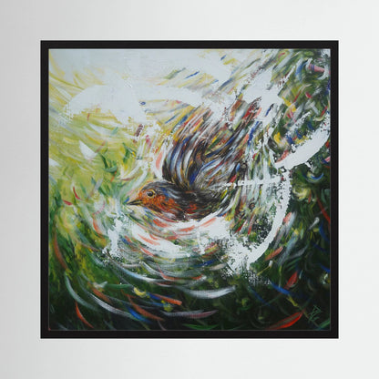 Paper Print: "Passing Through"