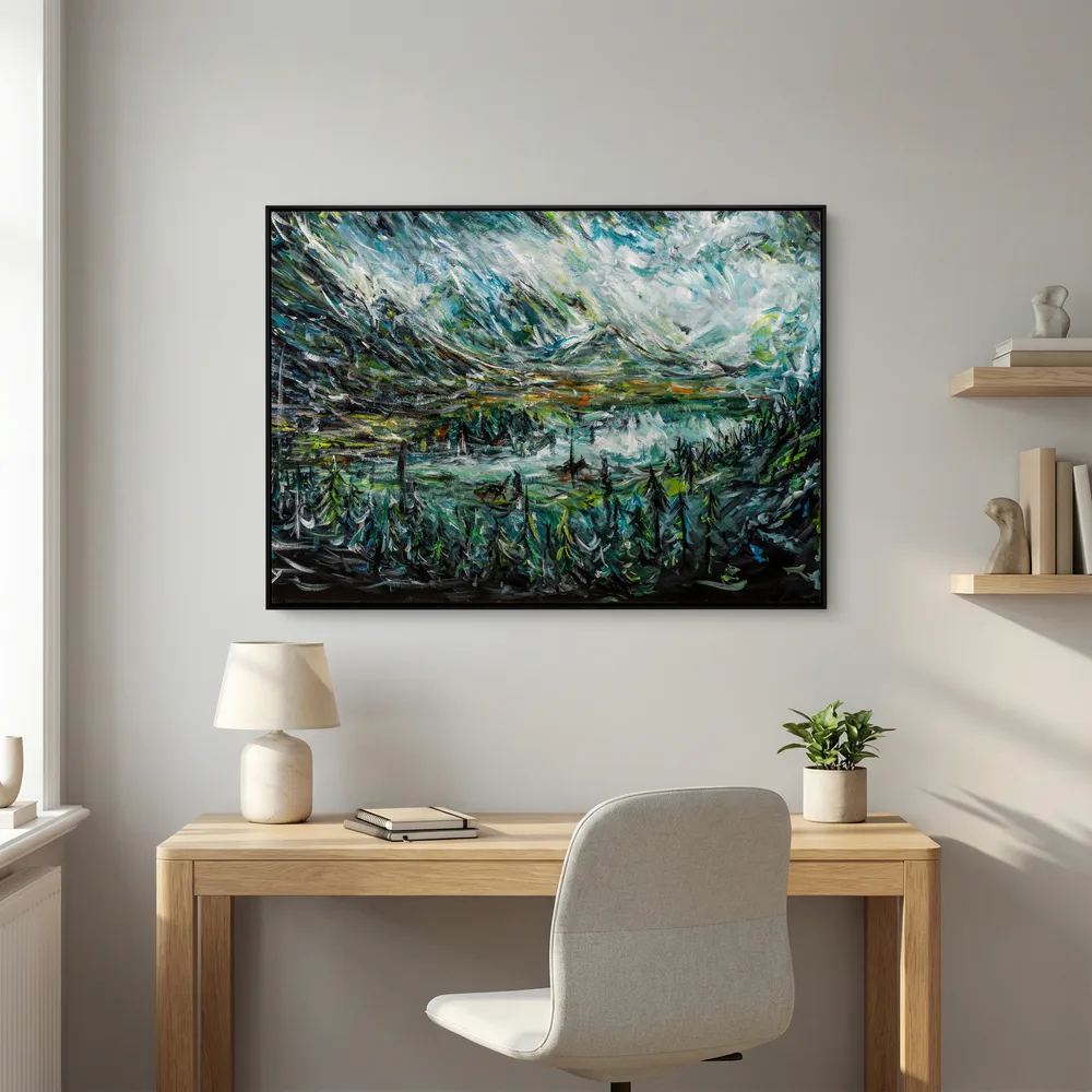 Vale in Shadow | Canvas Print
