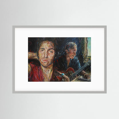 Paper Print: "Bruce Springsteen 