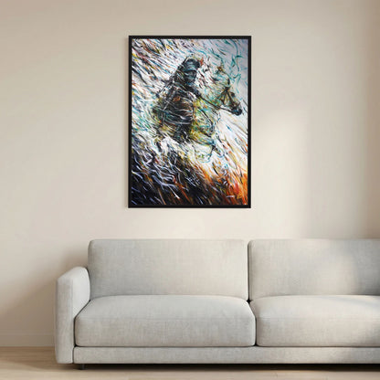 Paper Print: "Wolf & Swallow"