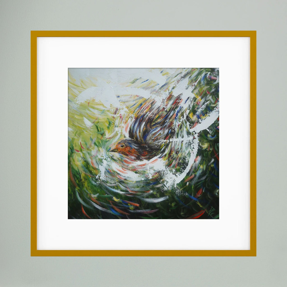 Paper Print: "Passing Through"