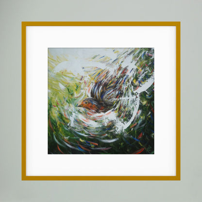 Paper Print: "Passing Through"
