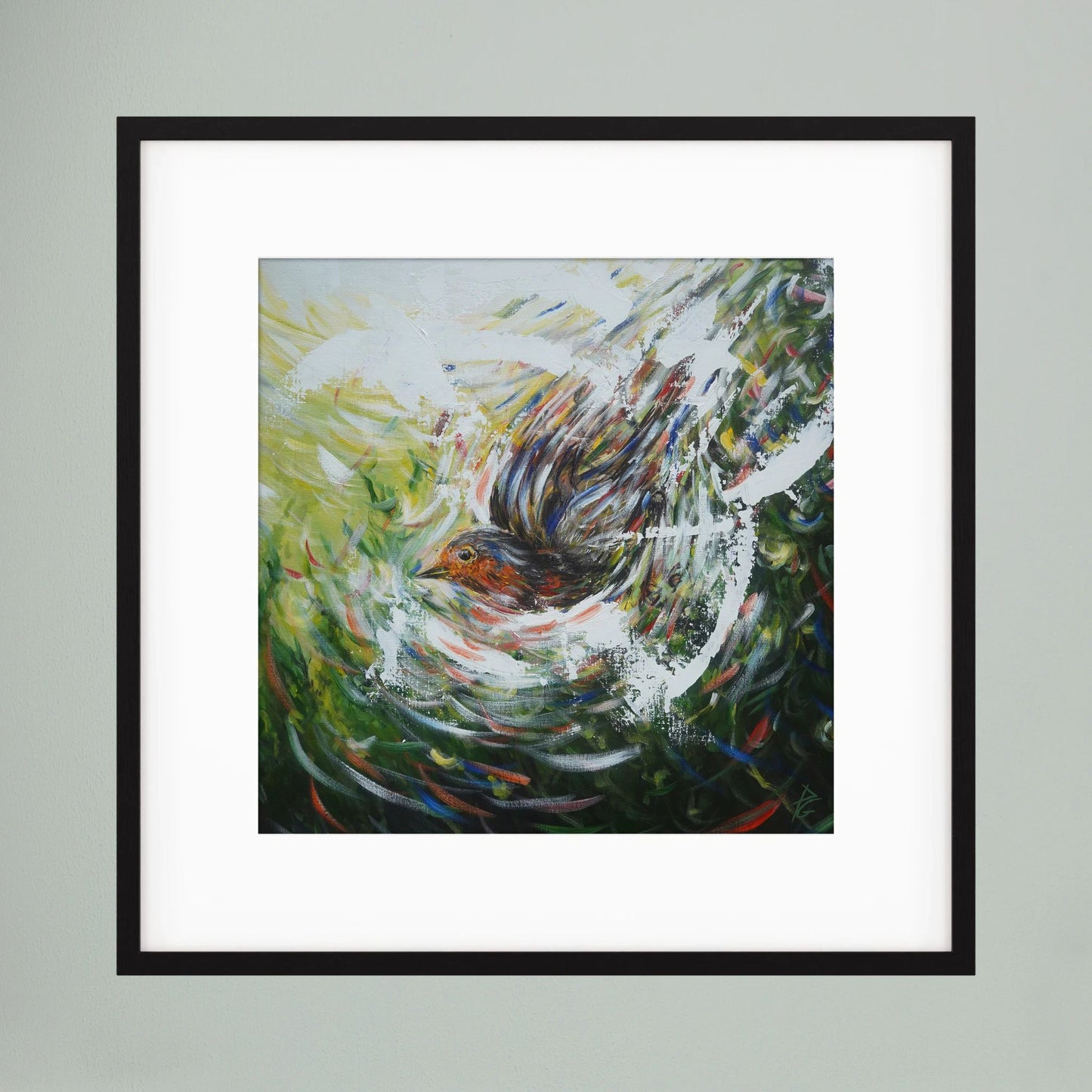 Paper Print: "Passing Through"