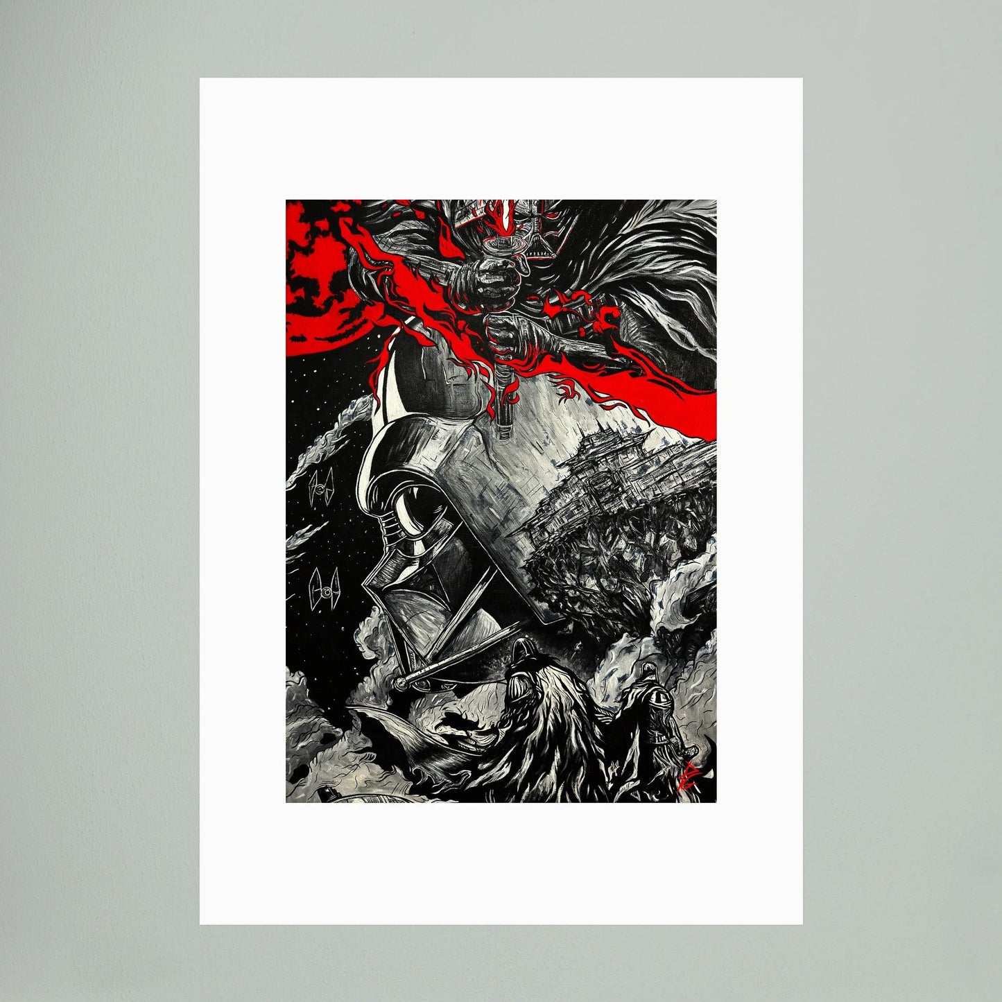 Paper Print: "Star Wars Darth Vader"