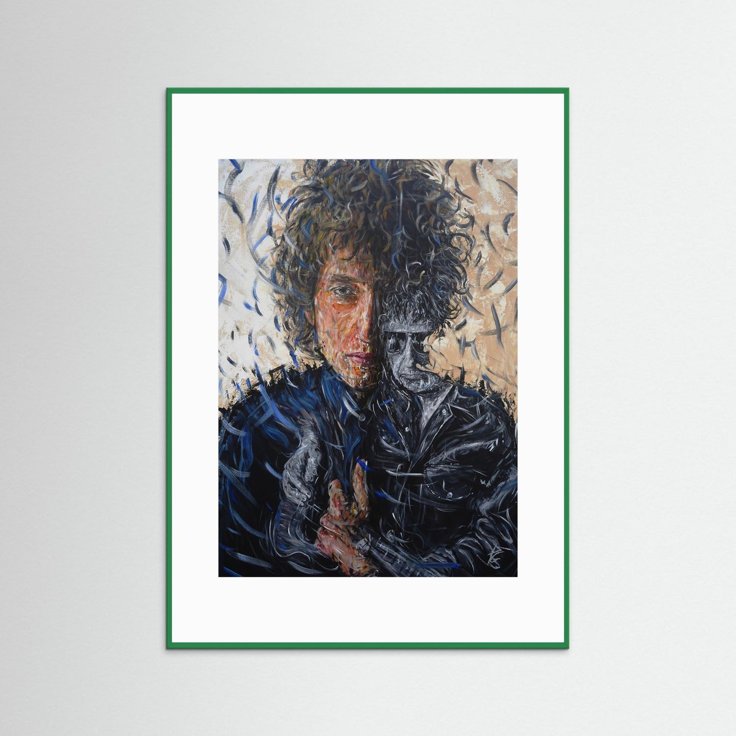 Paper Print: "Bob Dylan"