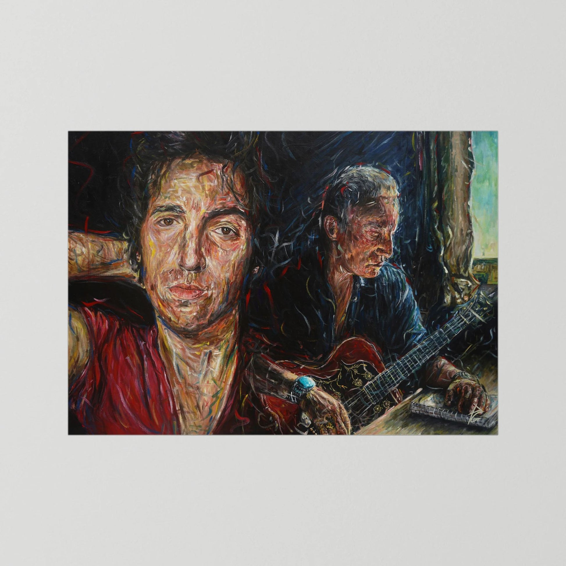Paper Print: "Bruce Springsteen 