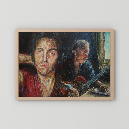 Paper Print: "Bruce Springsteen 