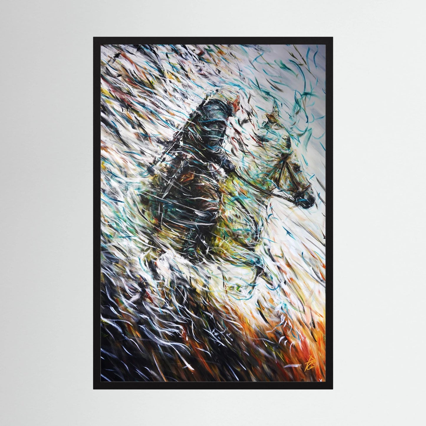 Paper Print: "Wolf & Swallow"