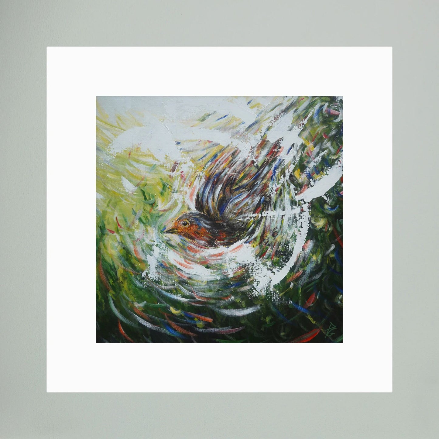 Paper Print: "Passing Through"