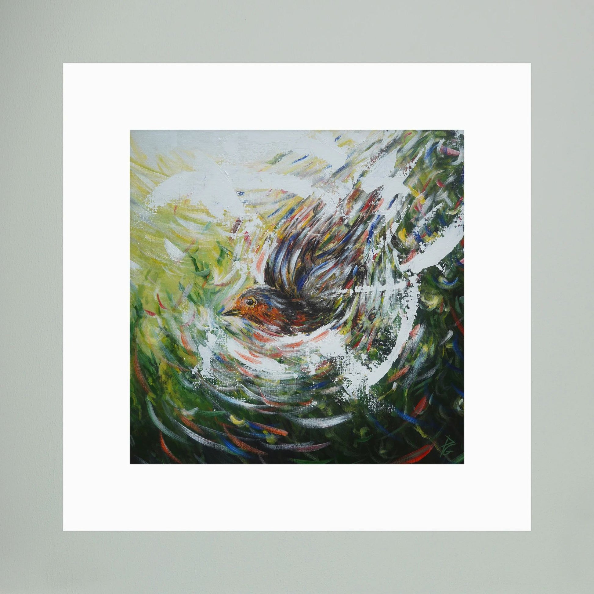Paper Print: "Passing Through"