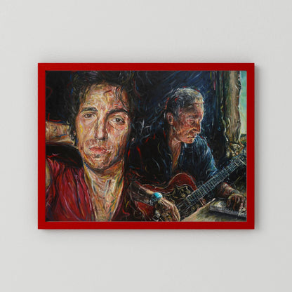 Paper Print: "Bruce Springsteen 