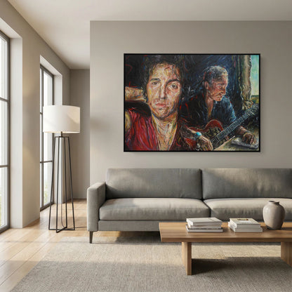 Canvas Print: "Bruce Springsteen"