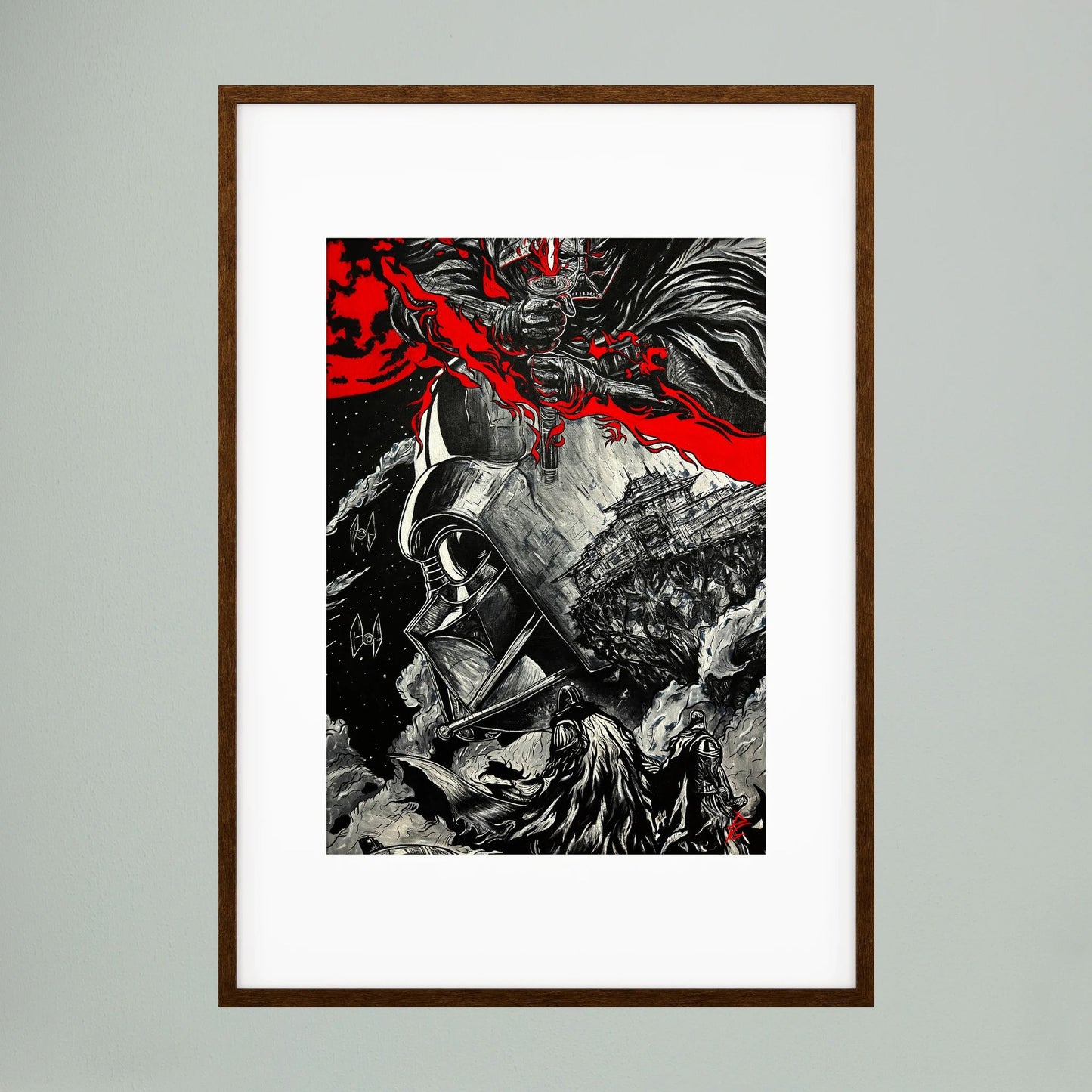 Paper Print: "Star Wars Darth Vader"