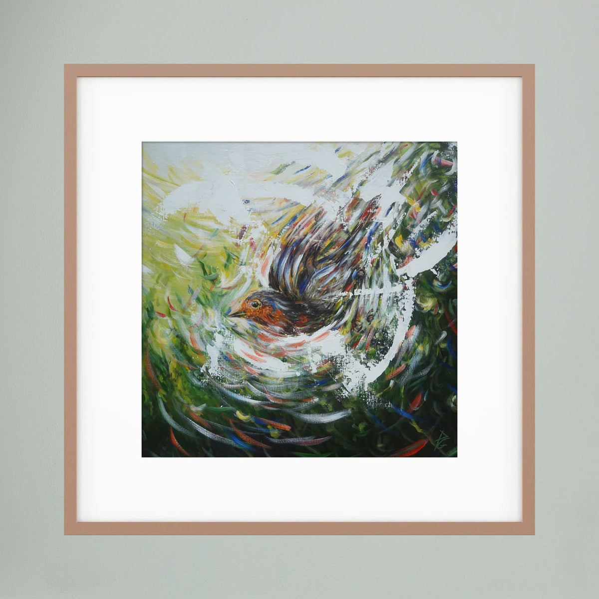 Paper Print: "Passing Through"