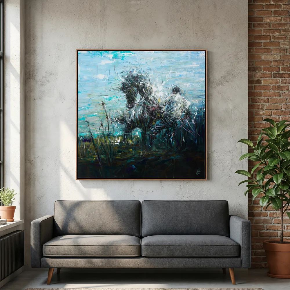 Canvas Print: "The Breaking"