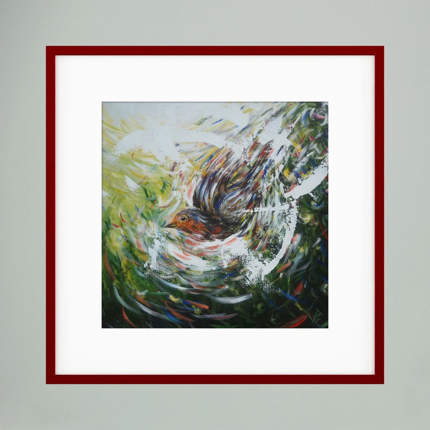 Paper Print: "Passing Through"