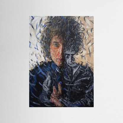 Paper Print: "Bob Dylan"