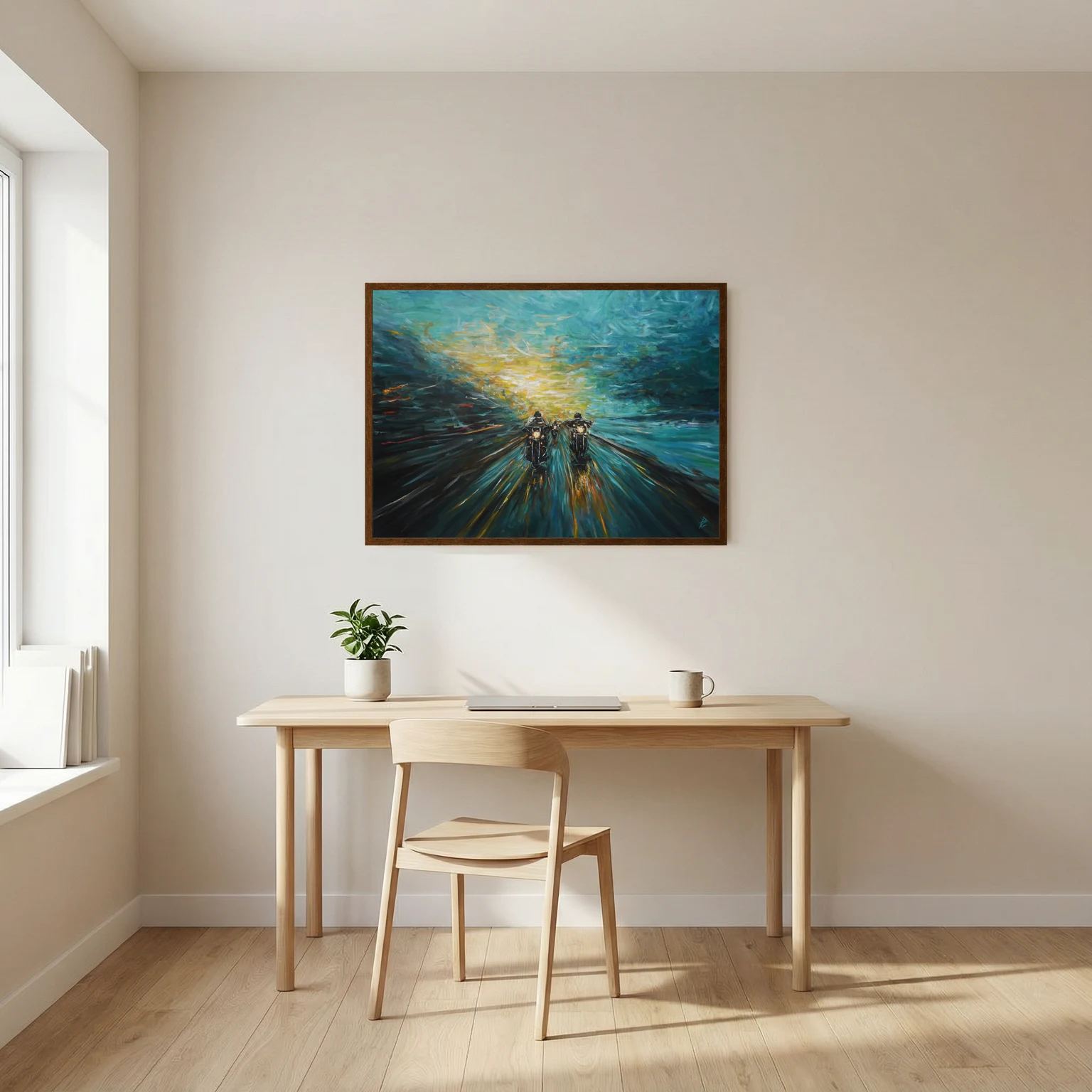 Paper Print: "The Road Home"